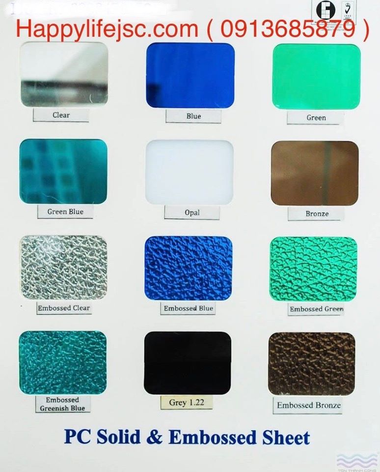 TẤM NHỰA SÁNG THÔNG MINH, TẤM POLY LẤY SÁNG