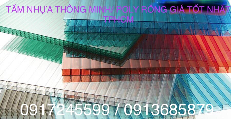 polycarbonate rỗng, tấm nhựa thông minh