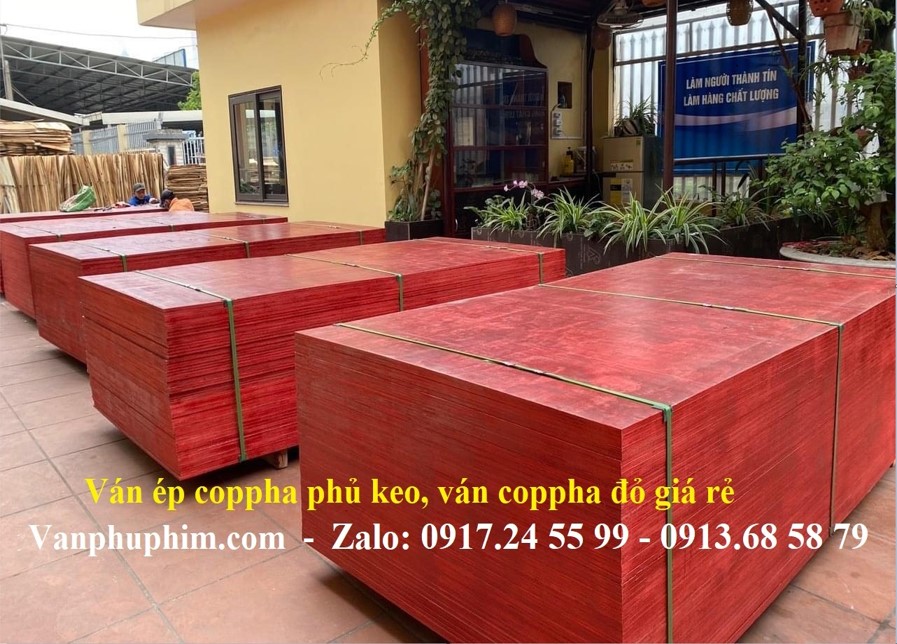 Ván phủ keo đỏ, Kích thước ván đỏ, Giá ván đỏ xây dựng, Giá bán ván đỏ, Ván đỏ xây dựng