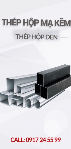 Thép hộp mạ kẽm - Thép hộp đen